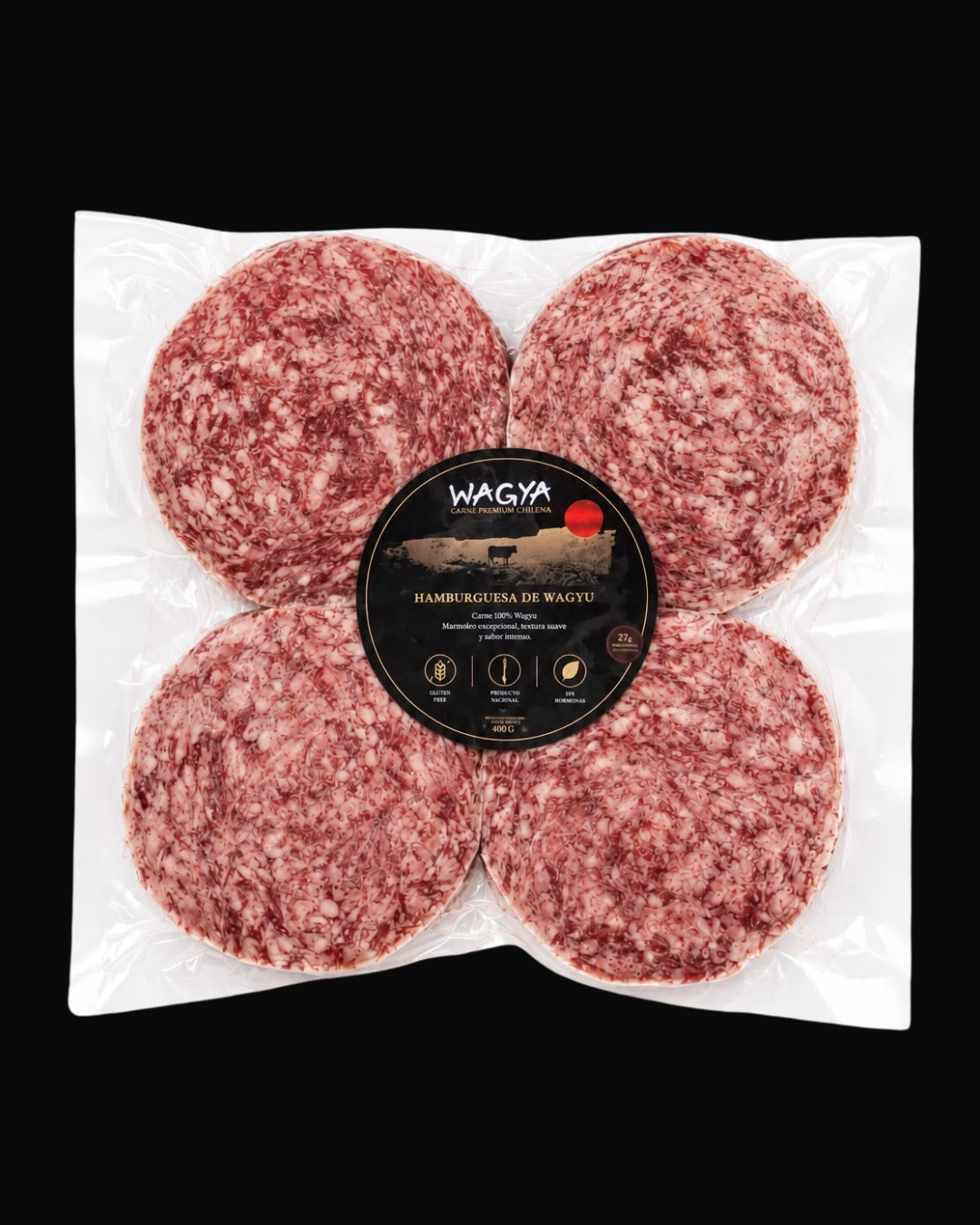 Hamburguesas de Wagyu 4x150gr